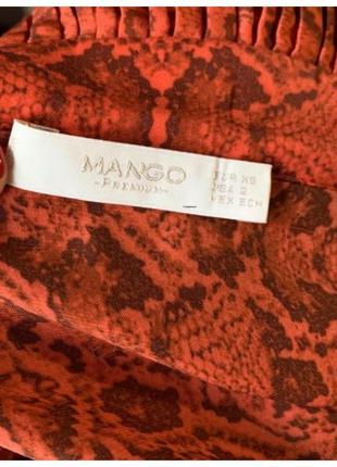 Шикарное длинное платье mango premium на пуговицах с рюшами6 фото