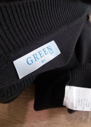 Green jeans платье туника шерсть кашемир шоколадного цвета6 фото