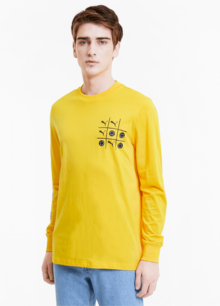 Світшот puma club men's long sleeve tee реглан із сша новий