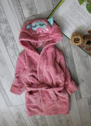 Теплый халатик tu на 3-4 годика