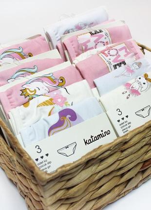 Набор трусиков для девочки, katamino.