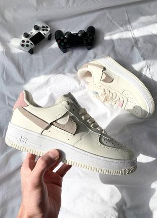 Женские стильные весенние кроссовки nike air force 1 low vandalized ‘light orewood brown’