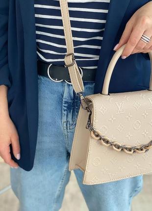 Сумка на длинной ручке cross-body сумочка трендовая и стильная кроссбоди4 фото