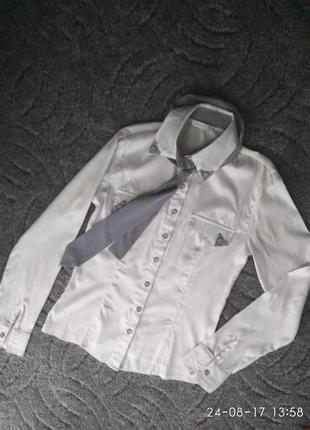Блузка рубашка  офисная1 фото