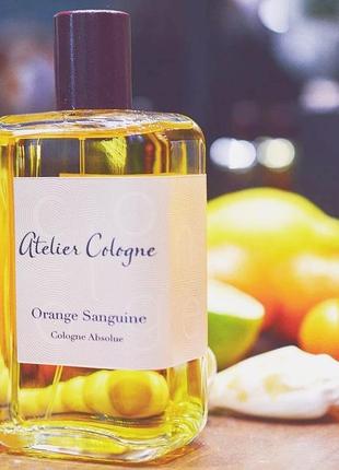 Atelier cologne orange sanguine💥оригінал 3 мл розпив аромату затест3 фото