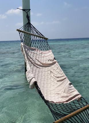 Рушник пештемаль пляжне бамбук, 100см*180см, накидка на лежак. туреччина2 фото