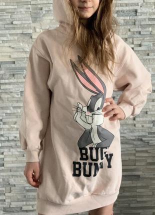 Дитяча толстовка сукня на дівчинку zara/ дитяча спортивна сукня зара для дівчинки/детская толстовка/платье 3