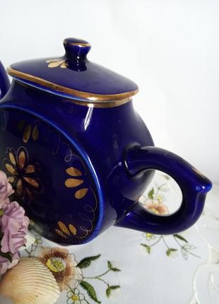 Чайник - заварник кобальт, гжель