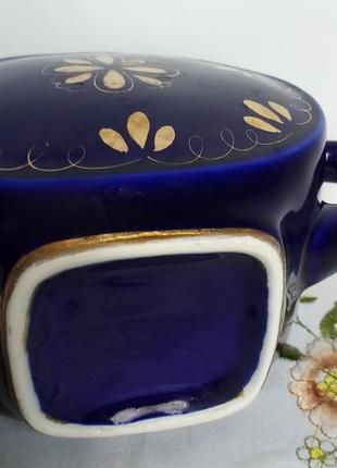 Чайник - заварник кобальт, гжель