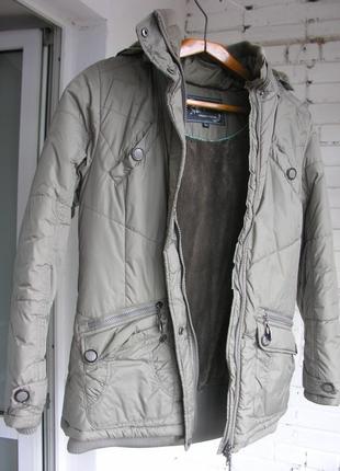 Куртка хакі дитяча зимова/осіння на 164 см