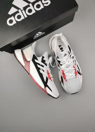 Кроссовки оригинал adidas x9000l4 boost white/black fw8388 рефлективные