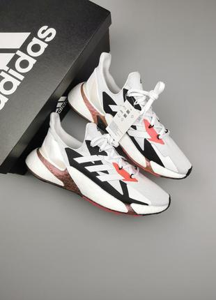 Кроссовки оригинал adidas x9000l4 boost white/black fw8388 рефлективные7 фото