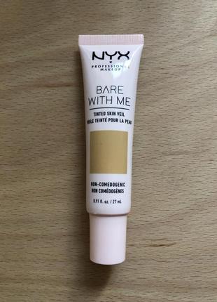 Nyx тональный крем / тинт-вуаль для лица bare with me tinted skin veil1 фото