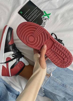 Nike air jordan 1 mid🆕шикарные женские кроссовки🆕кожаные высокие найки🆕жіночі кросівки🆕3 фото
