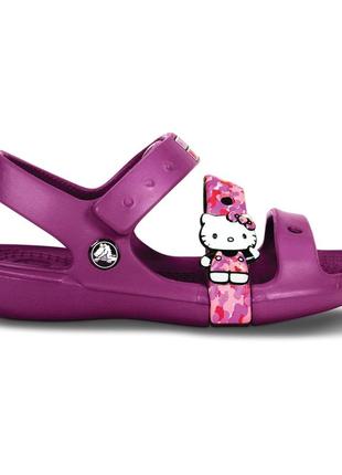 Дитячі босоніжки crocs keeley hello kitty, 100% оригінал2 фото