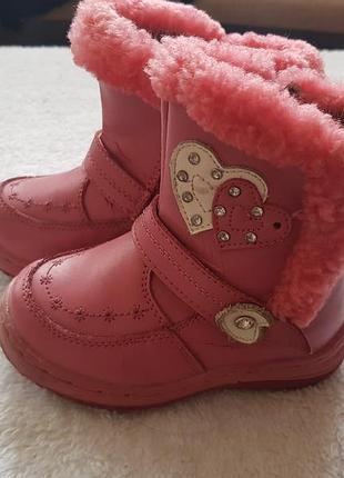 Теплі чобітки на овчині