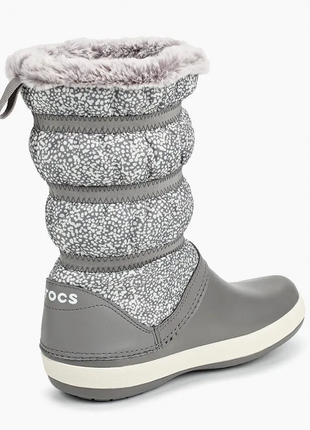 Детские зимние сапоги crocs crocband winter boot, 100% оригинал5 фото