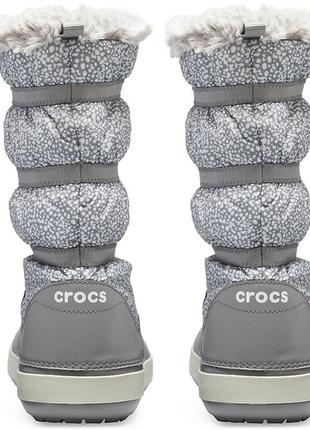 Детские зимние сапоги crocs crocband winter boot, 100% оригинал10 фото