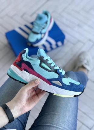 Adidas falcon🆕шикарні жіночі кросівки🆕замшеві кольорові адідас🆕жіночі кросівки🆕2 фото