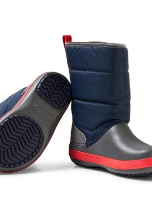 Дитячі чоботи crocs ladgepoint snow boots, 100% оригінал8 фото