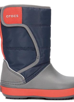 Дитячі чоботи crocs ladgepoint snow boots, 100% оригінал3 фото