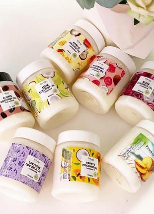 Натуральне кокосове масло з вітаміном е, top beauty