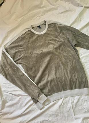 Велюровий світшот від h&m