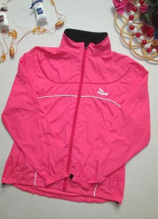 Суперова легка яскрава брендовий спортивна куртка вітровка rogelli нідерланди