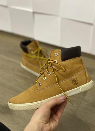 Фирменные ботинки timberland оригинал кожа 38 р