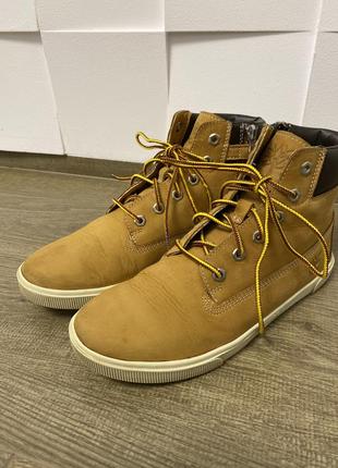 Фирменные ботинки timberland оригинал кожа 38 р2 фото