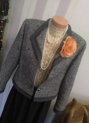Франйузсукий дизайнерский  пиджак, жакет, винтаж, пальто от louis feraund