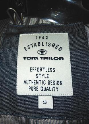 Пиджак tom tailor  в стиле кежуал. р. s.5 фото