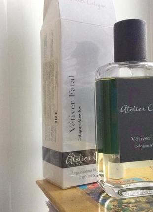 Atelier cologne vetiver fatal💥оригинал cologne 4 мл распив аромата затест8 фото