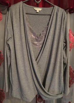 Кофточка на запах размер 50/52