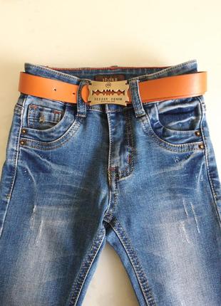 Модные джинсы для девочки 3-5летв новом состоянии