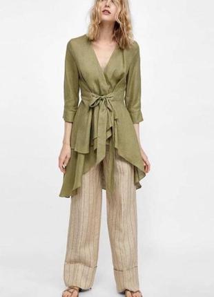 Обалденная туника zara, лён