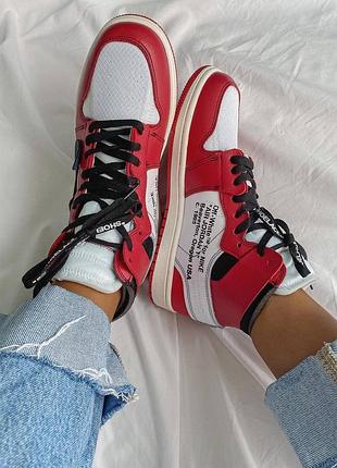 Кроссовки nike air jordan 1 x off white chicago кросівки — купить