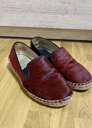Шкіряні сліпони zara