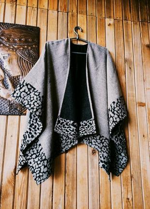 Пончо накидка пиджак плащ кофта