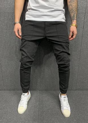 Брюки мужские базовые черные / штаны чоловічі базові штани чорні