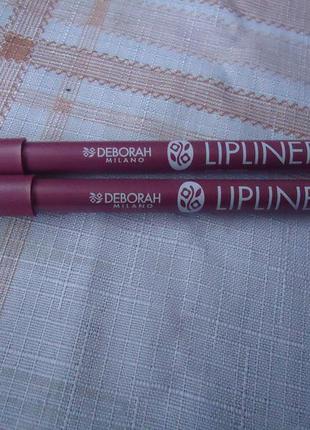 Deborah lip liner карандаш для губ 6 цветов