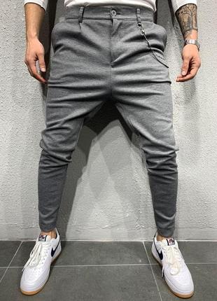 Брюки мужские базовые серые / штаны чоловічі базові штани сірі