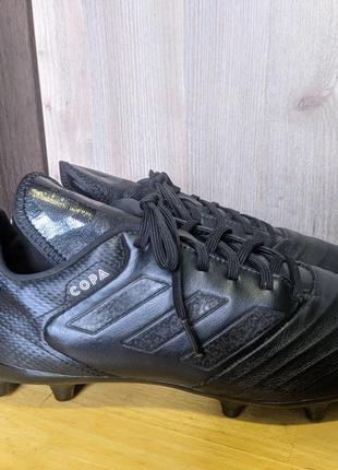 Бутсы копочки футбольные кожаные adidas copa4 фото