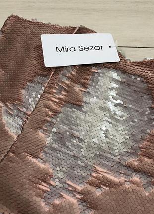 Платье mira sezar с двусторонними пайетками/ вечерние платья в пайетки