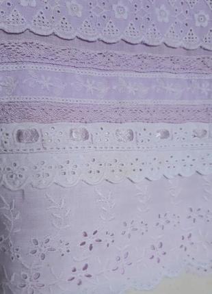 Нарядное батистовое платье шитьё monsoon англия на 7-8 лет (122-128см)5 фото