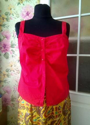 Безрукавная блузочка топ