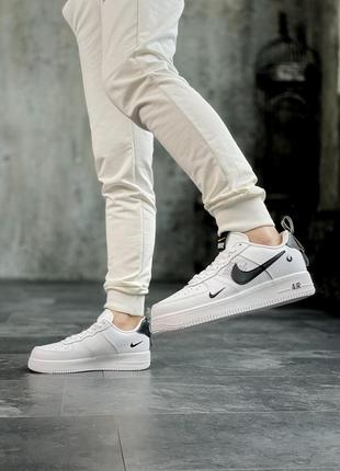 Отличные женские кроссовки nike air force 1 белые унисекс 36-45 р9 фото