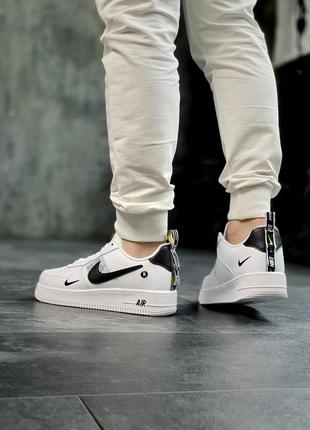 Отличные женские кроссовки nike air force 1 белые унисекс 36-45 р6 фото