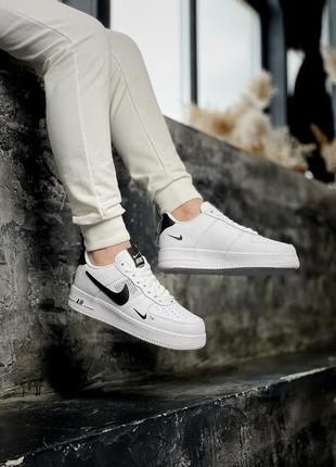 Отличные женские кроссовки nike air force 1 белые унисекс 36-45 р8 фото