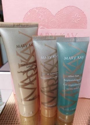 Mary kay мини защита от солнца спф30, охл.гель после загара